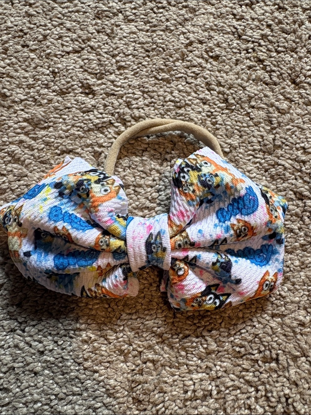 Baby Bluey Hair bow